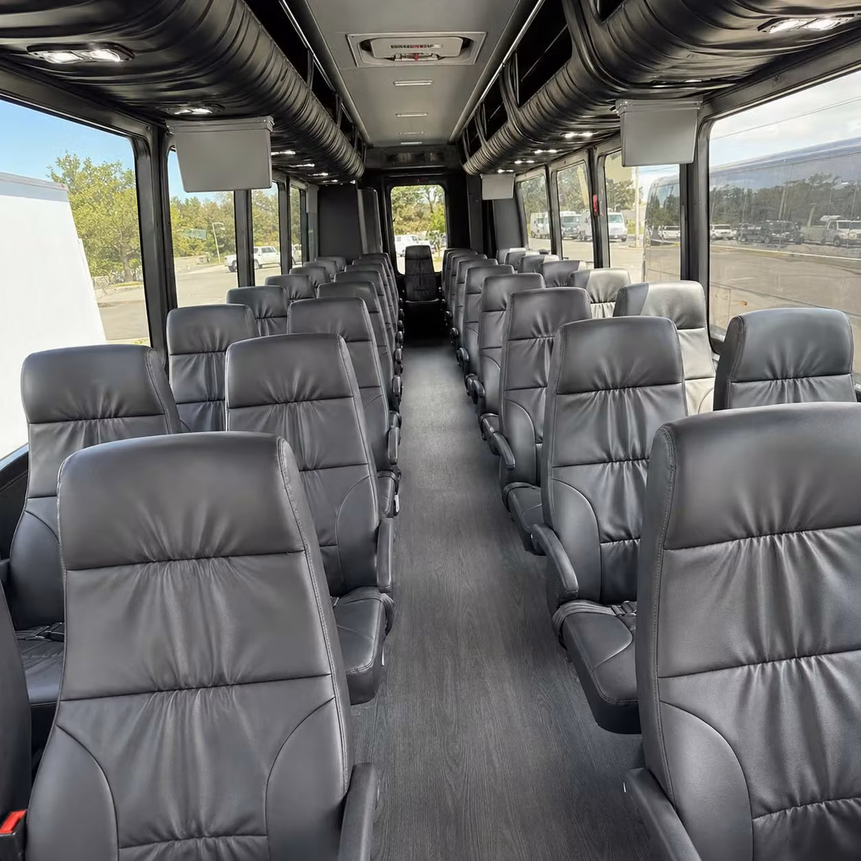 35 passenger minibus interior