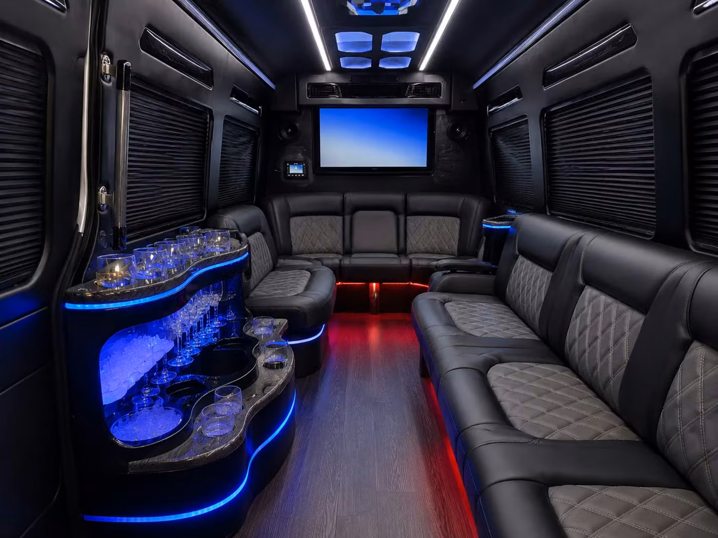 bus rental options for dayton trips