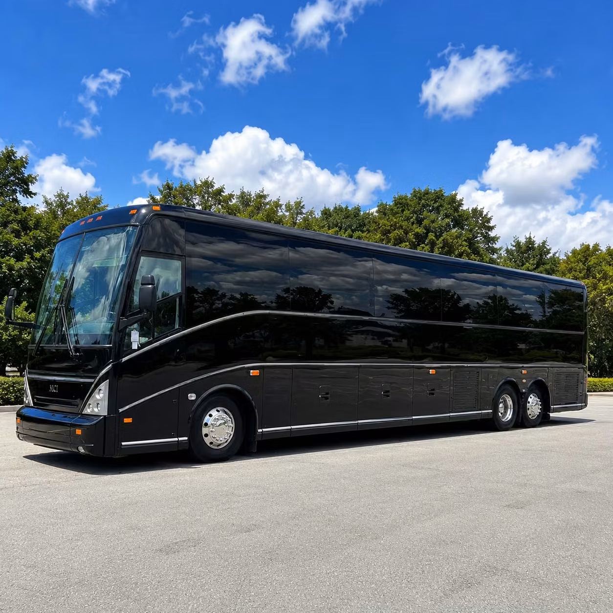 corporate event bus rentals for team building and company outings in dayton