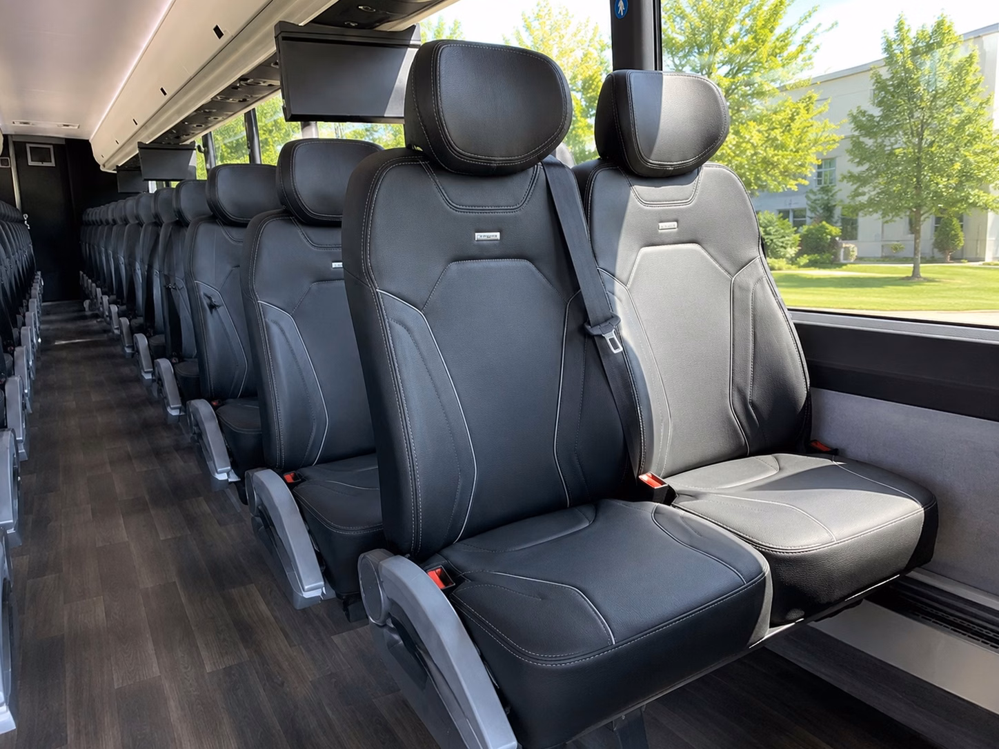 dayton charter bus interior