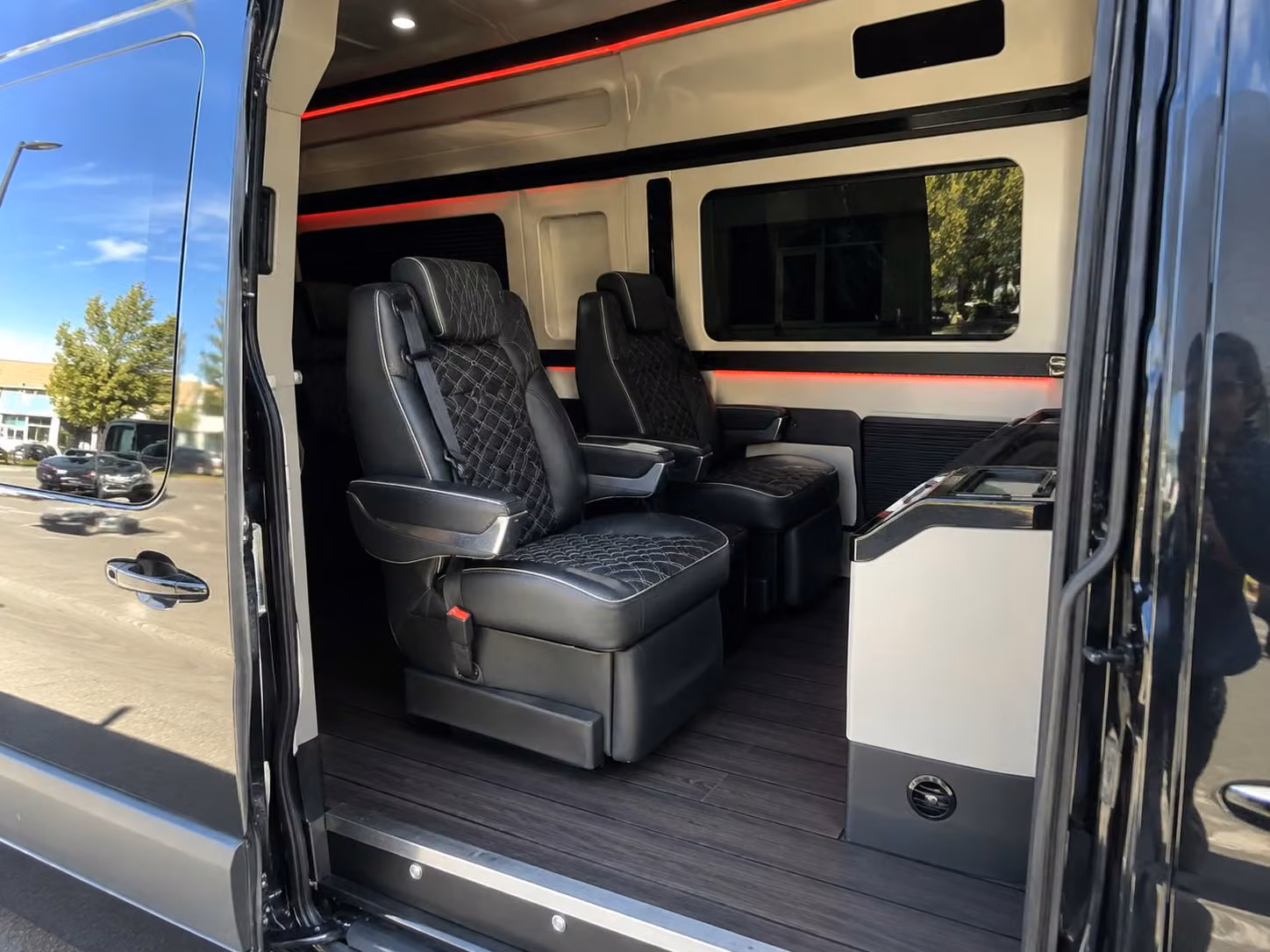 sprinter van with driver interior